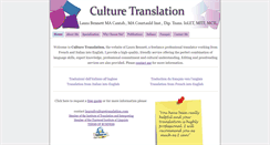 Desktop Screenshot of culturetranslation.com